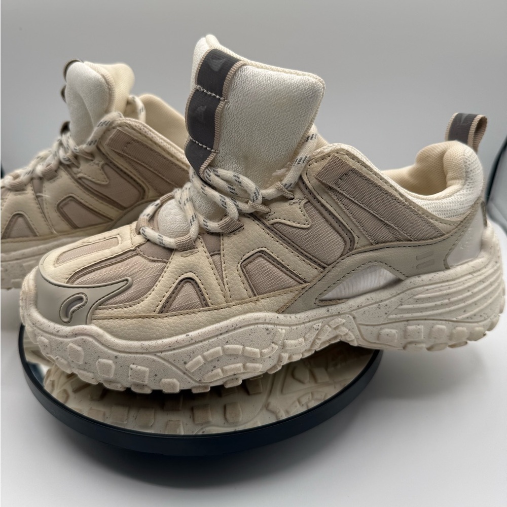 Zara Beige and Gray Athletic Sneakers - Picture 9 of 9